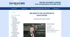 Desktop Screenshot of davidascherlaw.com