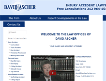 Tablet Screenshot of davidascherlaw.com